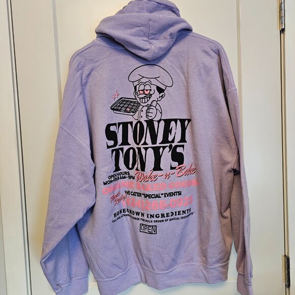 Open 925 Lavender Stoney Tony's Hoodie 2xl - Picture 4 of 4